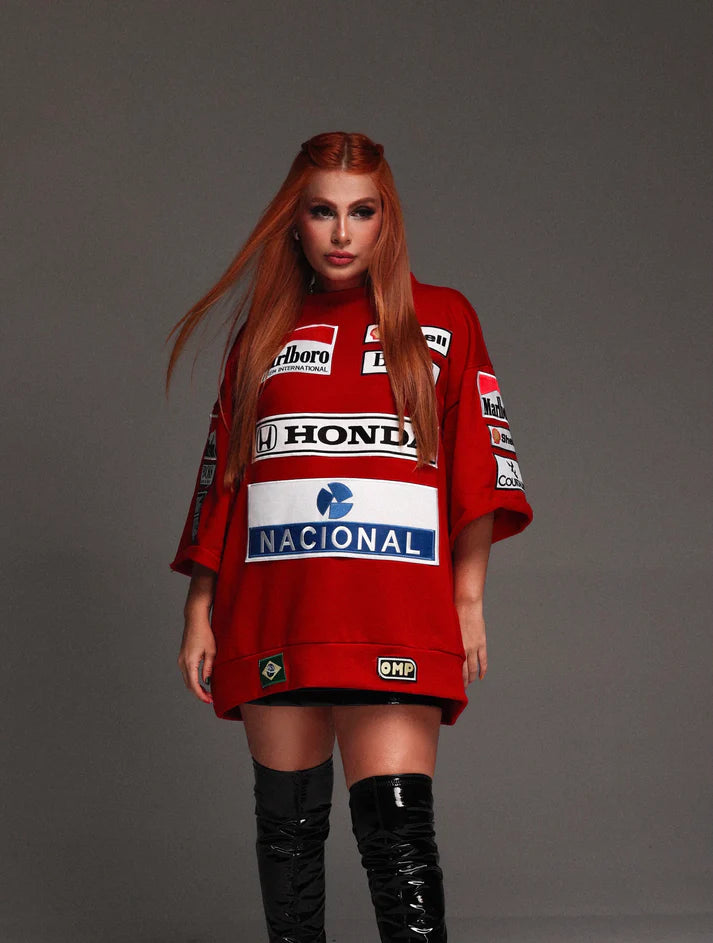 Camisa oversized Senna - Frete Grátis