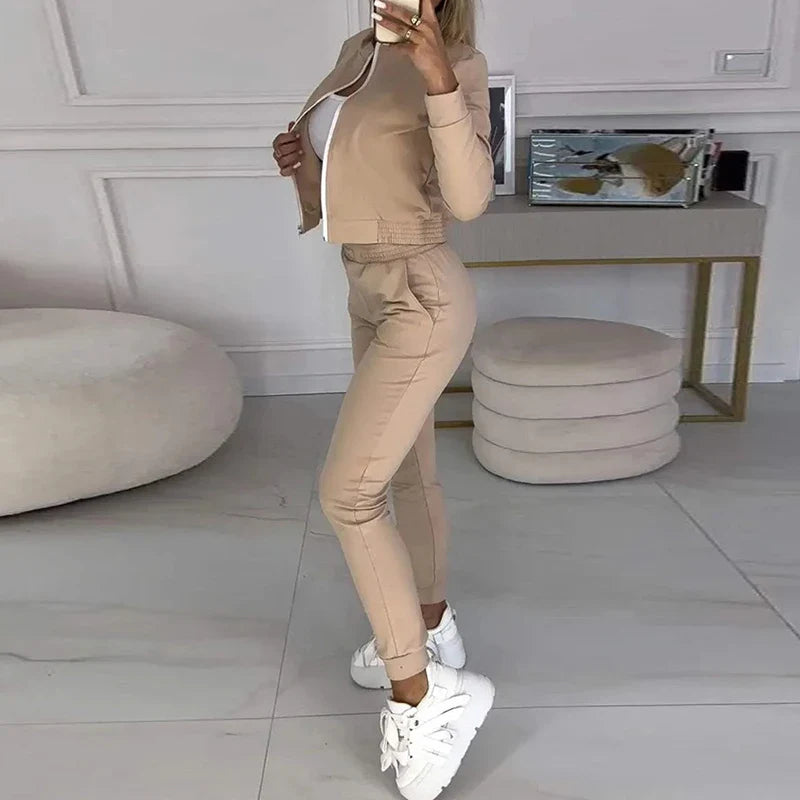 Conjunto Olivia – Blazer Alfaiataria + Calça Reta com Elegância Atemporal