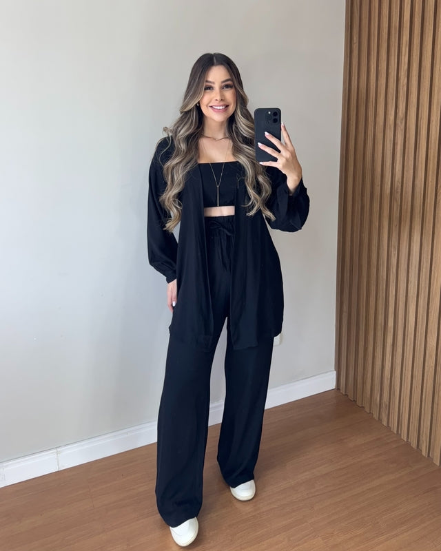 Conjunto Harmonia – Versatilidade em Três Peças para Você Brilhar