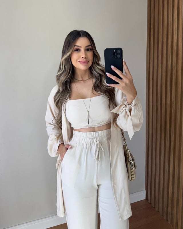 Conjunto Harmonia – Versatilidade em Três Peças para Você Brilhar