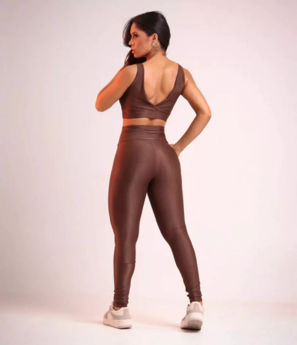 Conjunto de Calça Canelado