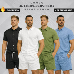 Kit 4 Conjuntos Prime Urban em Tecido Premium
