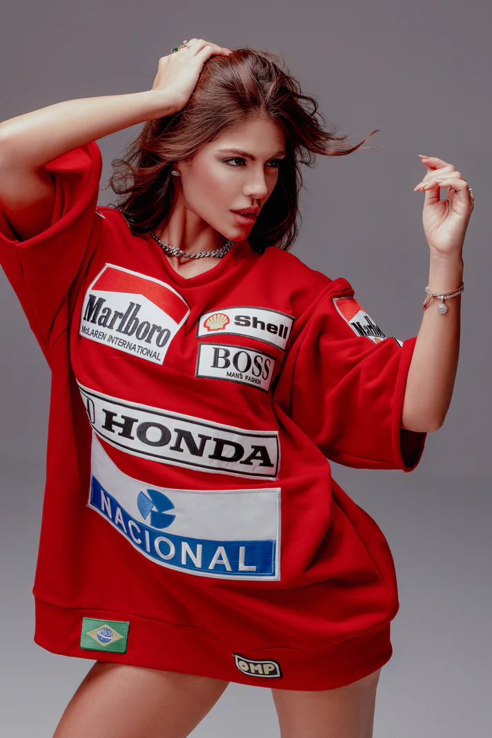 Camisa oversized Senna - Frete Grátis