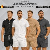 Kit 4 Conjuntos Prime Urban em Tecido Premium