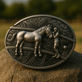 Fivela Cowgirl com Canivete Secreto - Esporatto