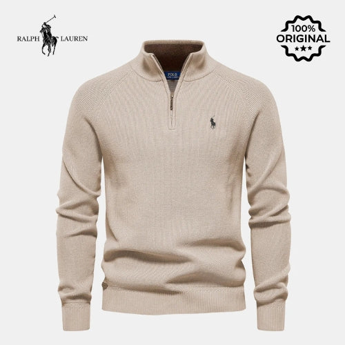 Suéter R&L™ com meio zíper