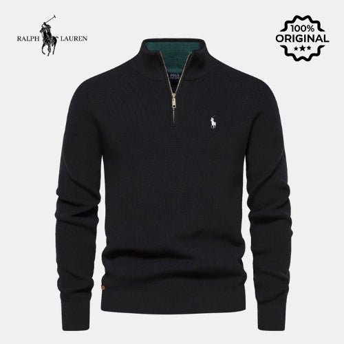 Suéter R&L™ com meio zíper