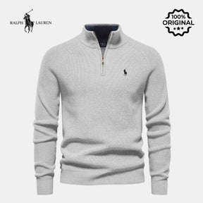 Suéter R&L™ com meio zíper