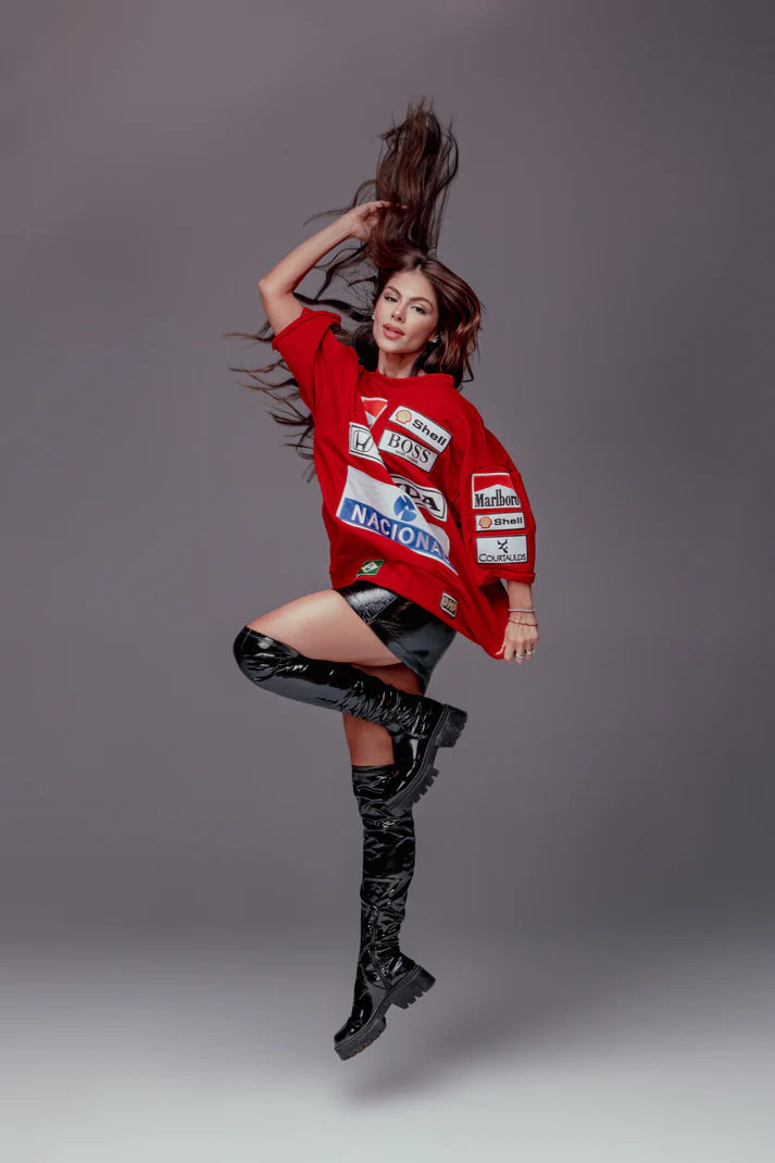 Camisa oversized Senna - Frete Grátis