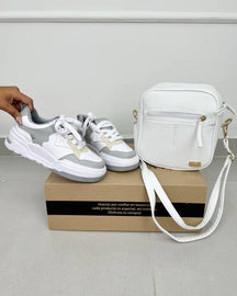 Combo 1 Tênis Casual Premium + 1 Bolsa Elegante e Funcional - Somente hoje