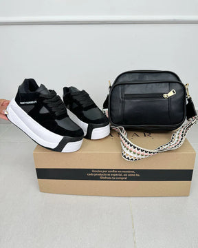 Combo 1 Tênis Casual Premium + 1 Bolsa Elegante e Funcional - Somente hoje