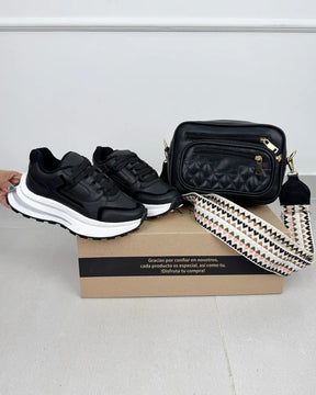 Combo 1 Tênis Casual Premium + 1 Bolsa Elegante e Funcional - Somente hoje