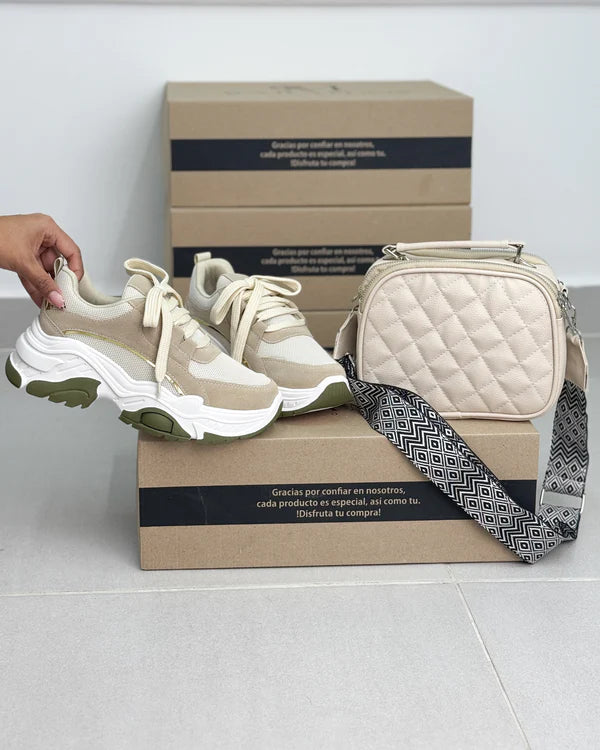 🔥 Compre 1 Tênis Premium + Leve 1 Bolsa Elegante GRÁTIS!