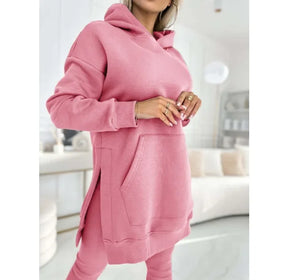 Conjunto Lívia Confortável – Blusão Longo + Calça Slim