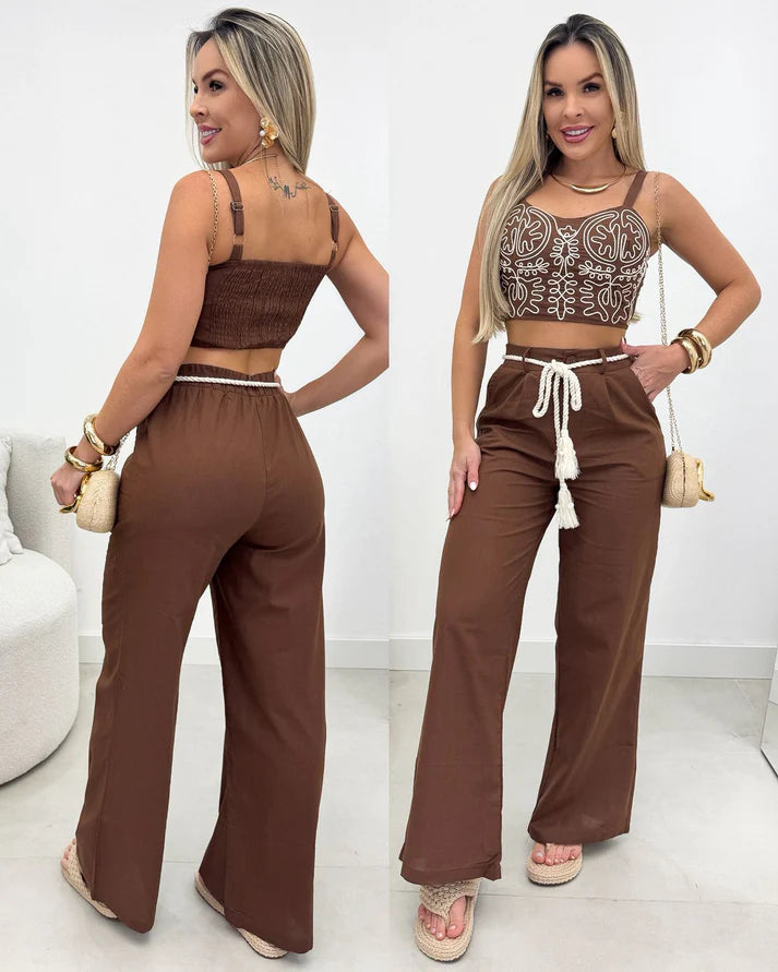 Conjunto Delicatta - Estilo e Conforto em Duas Peças