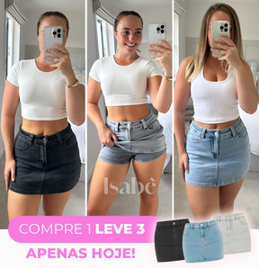 Short Saia Isa Super Lycra – Compre 1, Leve 3