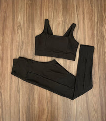 Conjunto de Calça Canelado